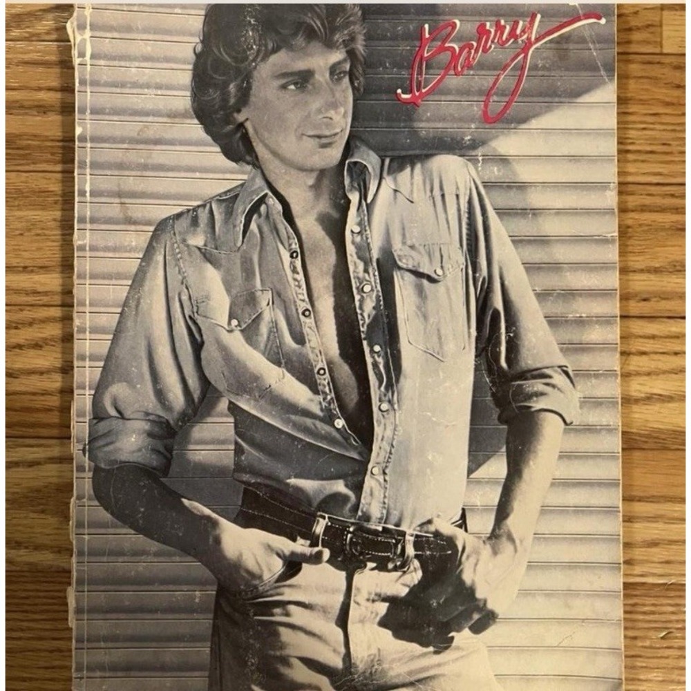 1981 Barry Manilow "Barry" Songbook Manilow Music